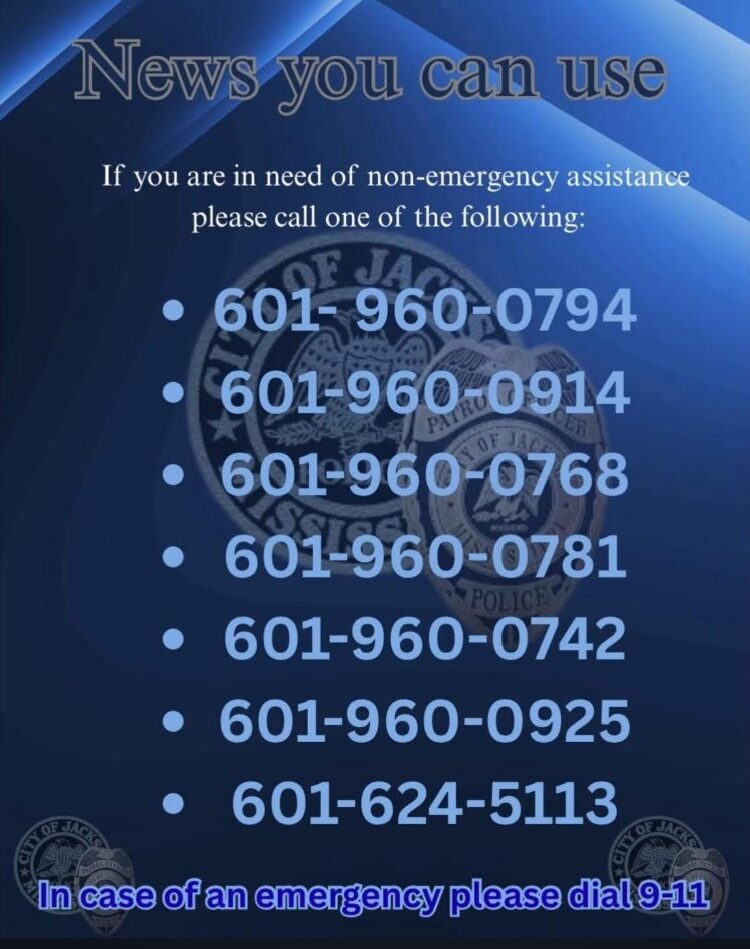 Non-emergency Assistance Numbers